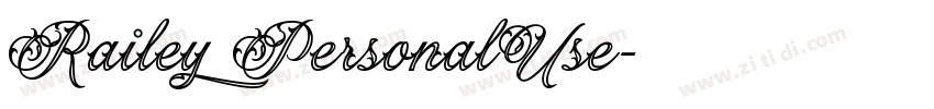 Railey PersonalUse字体转换